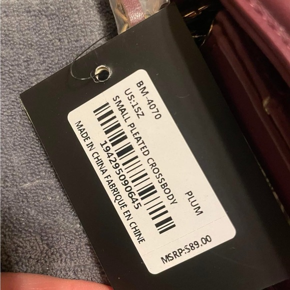 Badgley Mischka Small Crossbody bag, plum - Picture 7 of 8